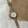 Women's Casual Round Alloy Case Quartz Watch With Ordinary Glass Mirror And Ins Style