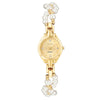 Women's Casual Round Dial Alloy Case Pearl Bracelet Watch With Stainless Steel Jewelry Buckle