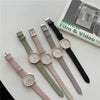 Women's Casual Square Quartz Watch Alloy Case Ordinary Glass Mirror