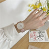 Women's Casual Square Quartz Watch Alloy Case Ordinary Glass Mirror
