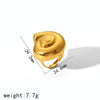 Women's Casual Style Geometric Conch Titanium Steel And Stainless Steel Necklace With Electroplating And O Shaped Chain