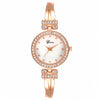 Women's Casual Versatile Alloy Watch With Round Dial And Stainless Steel Clasp