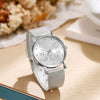 Women's Casual Watch Butterfly Design Round Dial Silicone Band Plastic Case Stainless Steel Buckle