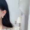 Women's Cat Claw Pearl Earrings 14K Gold