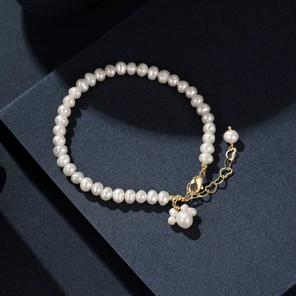 Women's Cat Claw Pearl Earrings 14K Gold