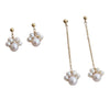 Women's Cat Claw Pearl Earrings 14K Gold