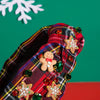 Women's Christmas Cloth Hair Band With Diamond Design And Ginger Cake Man Shape