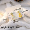 Women’s Christmas Elk Bell Bow And Snowflake Earrings Electroplated Alloy Jewelry With Stainless Steel Ear Needles