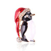 Women's Christmas Penguin Brooch Pin With Rhinestone Detailing And Electroplated Alloy Animal Jewelry Design