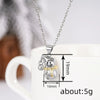 Women's Christmas Snowman Pendant Necklace With Geometric Zirconia Inlay And Oshaped Chain Copper Jewelry