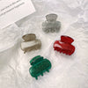 Women's Christmas Style Handmade Acrylic Geometric Hair Grab Clip