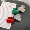 Women's Christmas Style Handmade Acrylic Geometric Hair Grab Clip