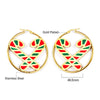 Women's Christmas Tree Earrings Stainless Steel Electroplated Geometric Holiday Fashion Jewelry