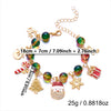Women's Christmas Tree Pendant Bracelet With Colorful Beads Electroplated Alloy Jewelry In A Festive Fashion Style
