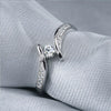 Women's Classic Copper Zircon Geometric Wedding Ring Bracelet