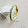 Women's Cloisonné Enamel Bracelet With Filigree Openwork And Round Enamel Retro Design