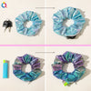 Women's Cloth And Pu Handmade Zipper Large Intestine Hair Ring Hair Accessories