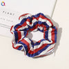 Women's Cloth And Pu Handmade Zipper Large Intestine Hair Ring Hair Accessories