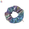 Women's Cloth And Pu Handmade Zipper Large Intestine Hair Ring Hair Accessories