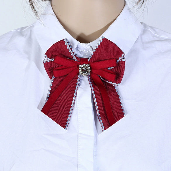 Women's Cloth Bow Tie Brooch Clothing Accessories