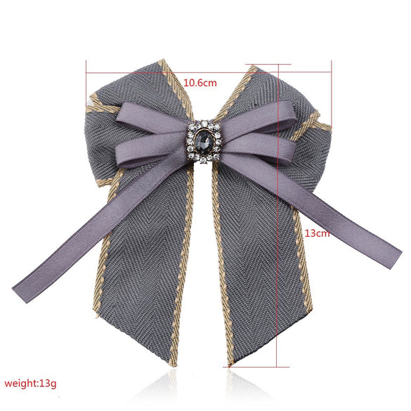 Women's Cloth Bow Tie Brooch Clothing Accessories