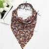 Women's Cloth Elastic Hair Band And Wrap Scarf With Geometric Pattern