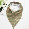 Women's Cloth Elastic Hair Band And Wrap Scarf With Geometric Pattern