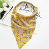 Women's Cloth Elastic Hair Band And Wrap Scarf With Geometric Pattern