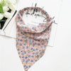Women's Cloth Elastic Hair Band And Wrap Scarf With Geometric Pattern