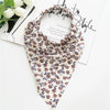 Women's Cloth Elastic Hair Band And Wrap Scarf With Geometric Pattern
