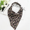 Women's Cloth Elastic Hair Band And Wrap Scarf With Geometric Pattern