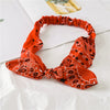 Women's Cloth Geometric Deformed Rabbit Ear Headband Insect Retro Style
