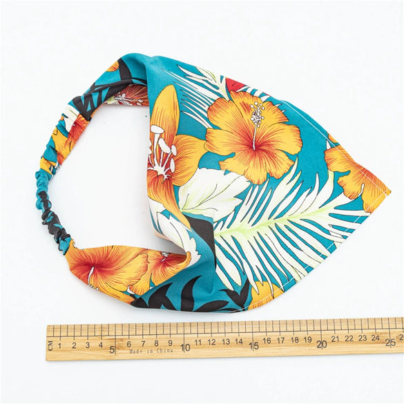 Women's Cloth Geometric Pastoral Style Triangle Square Scarf Headwear Triple Style