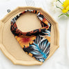 Women's Cloth Geometric Pastoral Style Triangle Square Scarf Headwear Triple Style