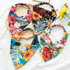 Women's Cloth Geometric Pastoral Style Triangle Square Scarf Headwear Triple Style
