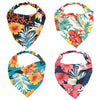 Women's Cloth Geometric Pastoral Style Triangle Square Scarf Headwear Triple Style