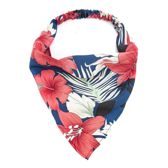 Women's Cloth Geometric Pastoral Style Triangle Square Scarf Headwear Triple Style