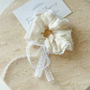 Women's Cloth Geometric Seersucker Lace Triangle Headband Hair Band