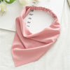 Women's Cloth Geometric Solid Color Elastic Headscarf Hair Band Triangle Hair Accessories
