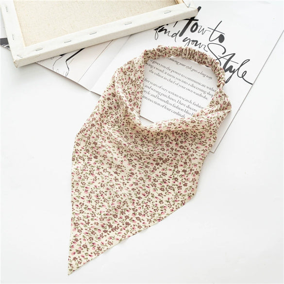 Women's Cloth Geometric Triangle Headband For Spring