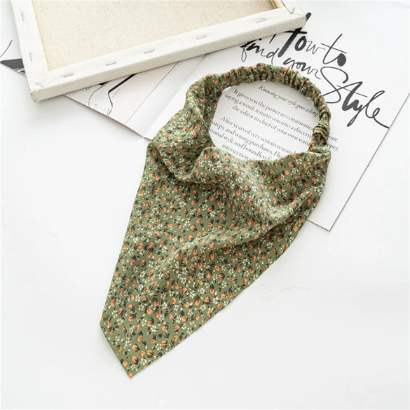 Women's Cloth Geometric Triangle Headband For Spring