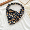Women's Cloth Geometric Triangular Headband In Pastoral Style