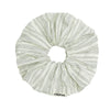 Women's Cloth Handmade Blue And White Striped Scrunchie Hair Accessory For Bun And Ponytail