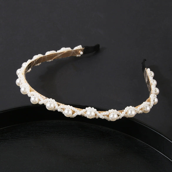 Women's Cloth Handmade Floral Plaid Hair Hoop Headband Hair Accessories