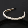 Women's Cloth Handmade Floral Plaid Hair Hoop Headband Hair Accessories