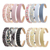 Women's Cloth Handmade Floral Plaid Hair Hoop Headband Hair Accessories
