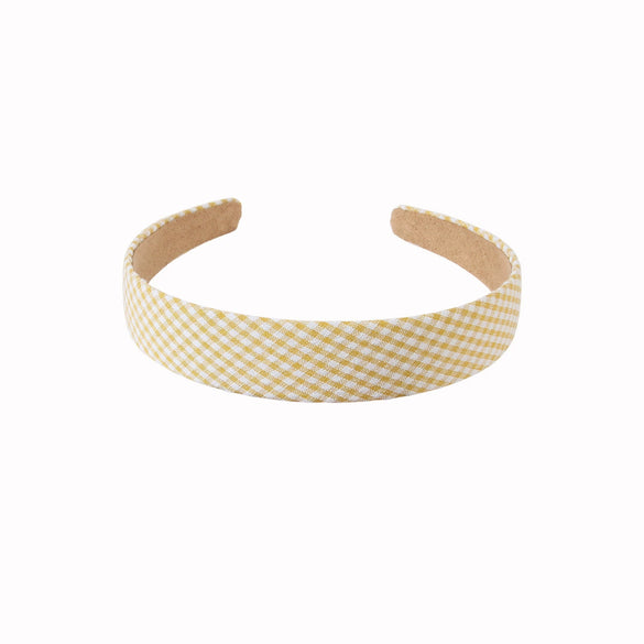 Women's Cloth Handmade Floral Plaid Hair Hoop Headband Hair Accessories