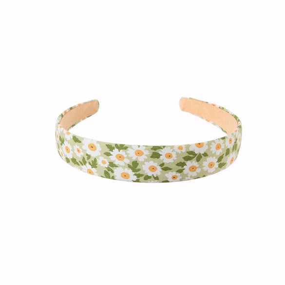 Women's Cloth Handmade Floral Plaid Hair Hoop Headband Hair Accessories
