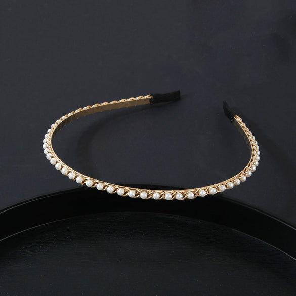 Women's Cloth Handmade Floral Plaid Hair Hoop Headband Hair Accessories