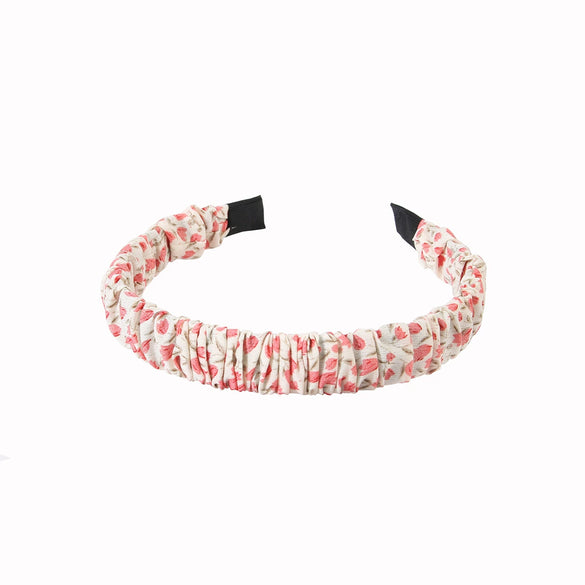 Women's Cloth Handmade Floral Plaid Hair Hoop Headband Hair Accessories